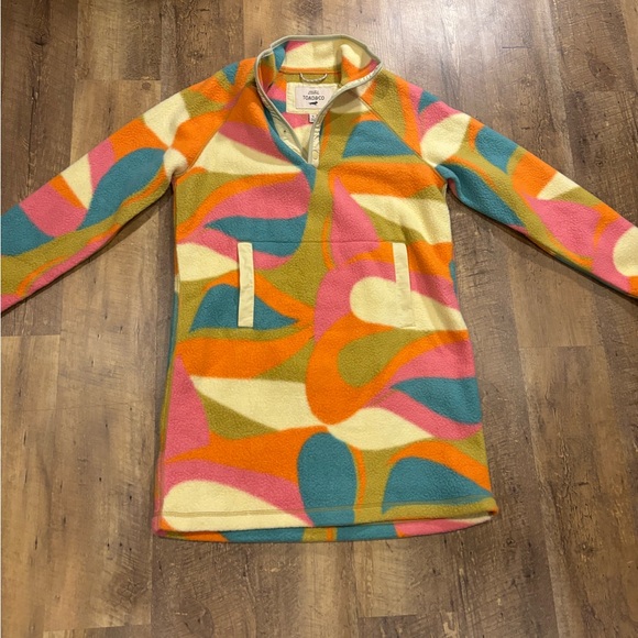 Toad & Co Campo Fleece 1/4 Snap Dress - Picture 2 of 5